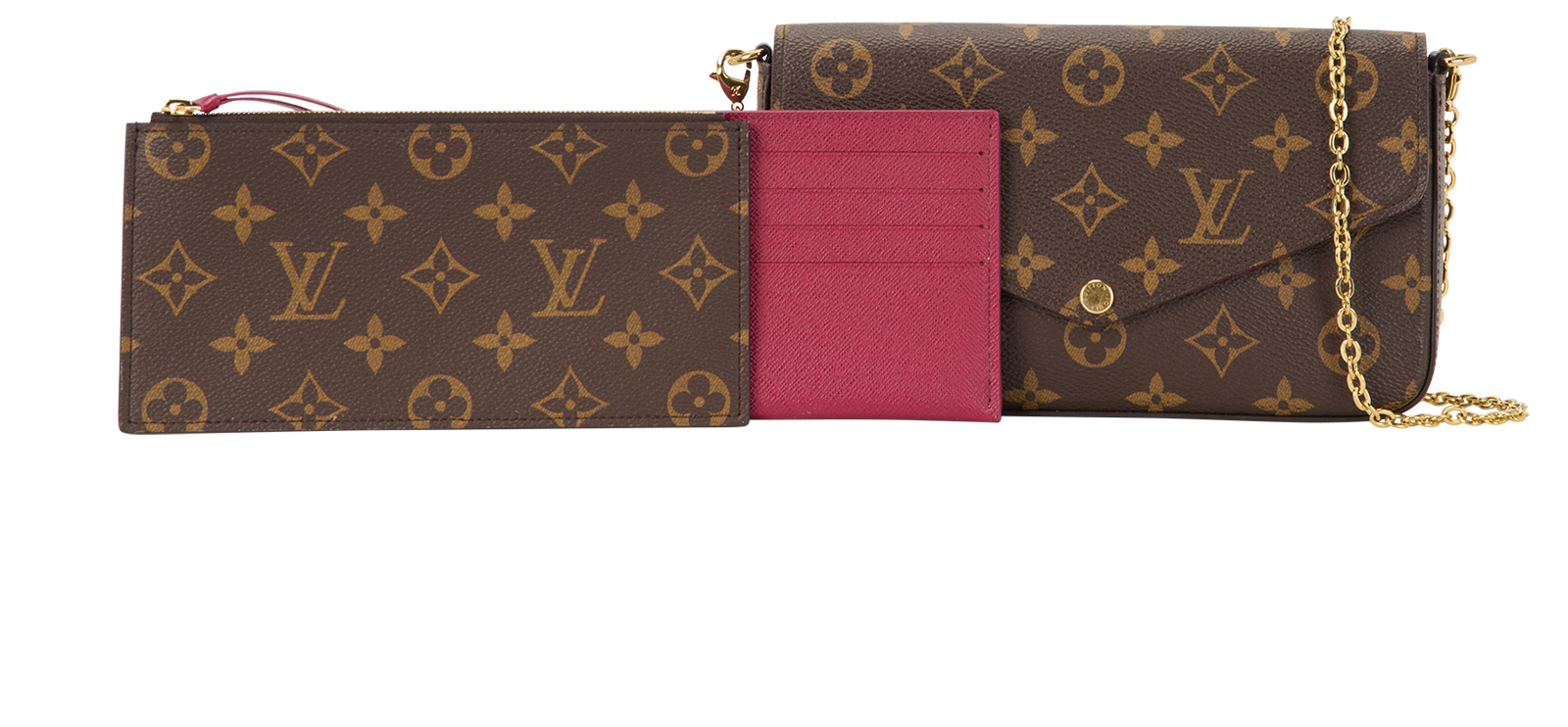 Felicie Pochette, &pound;750, Handbags, Brown, Leather, Other view